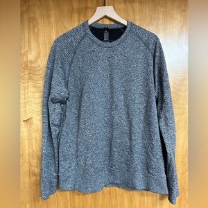 lululemon Men’s Engineered Warmth LS Crew Grey Size Medium